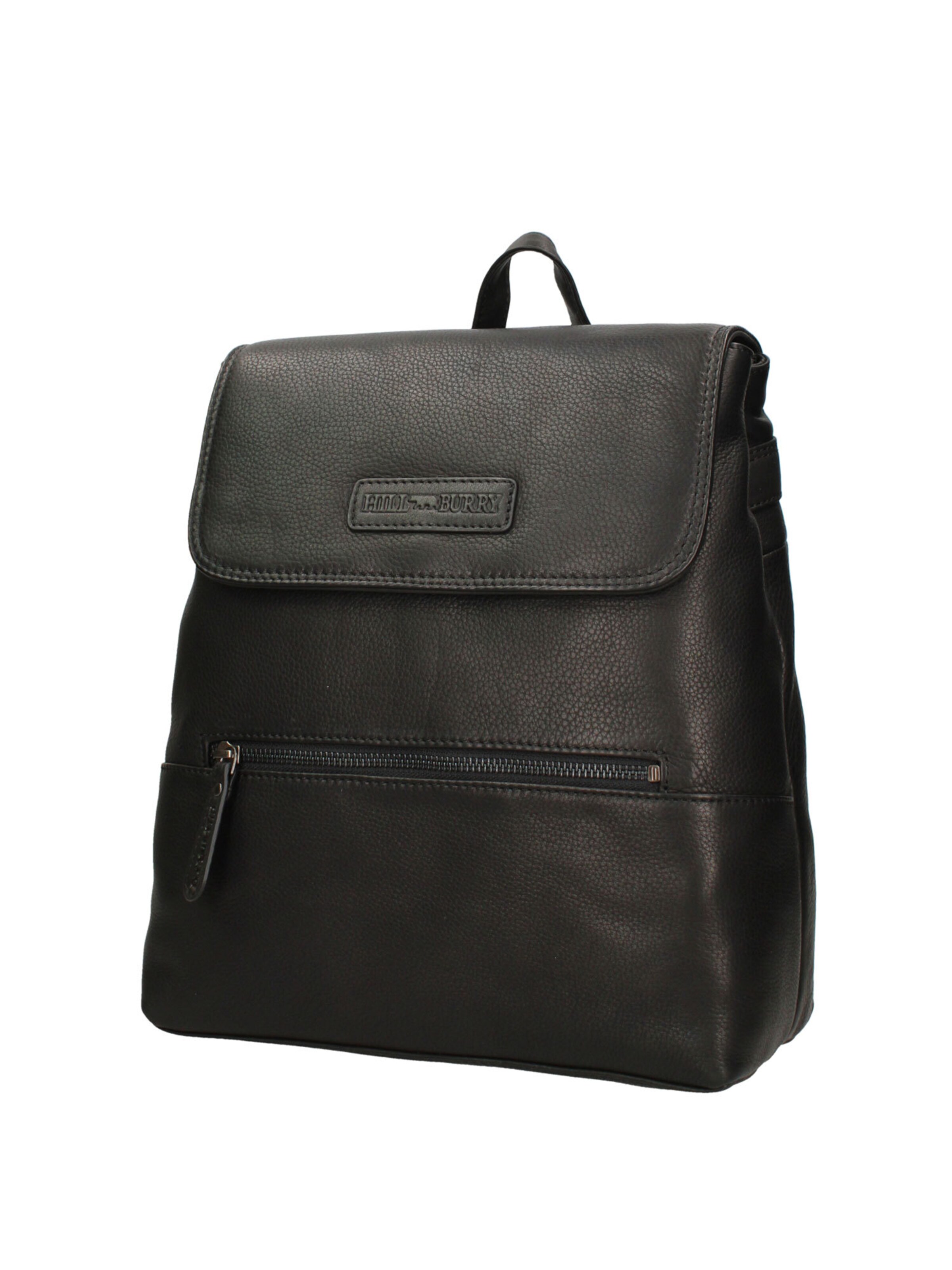 Zaino di HILL BURRY in nero: frontale