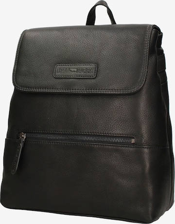 HILL BURRY Backpack in Black: front