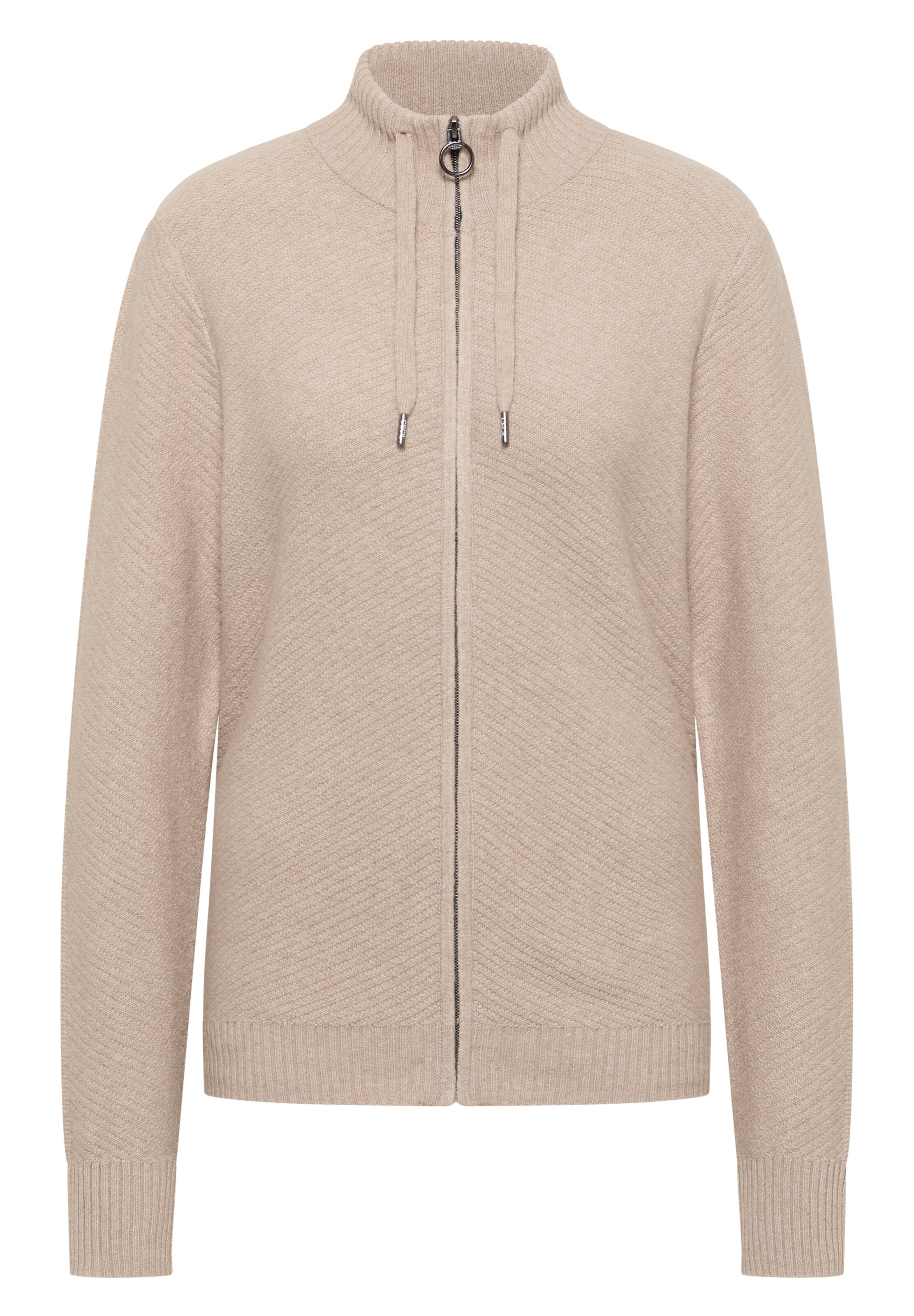 CECIL Strickjacke in Beige: Vorderseite