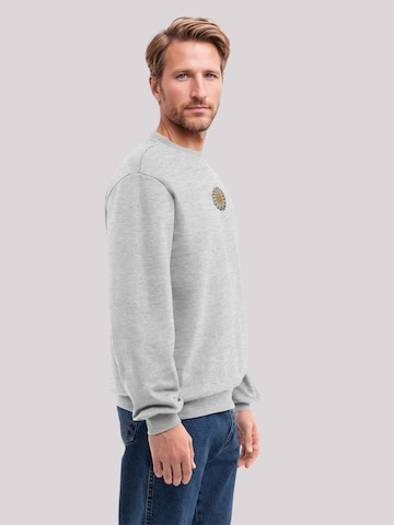 F4NT4STIC Sweatshirt 'Happy Flower' in Grijs