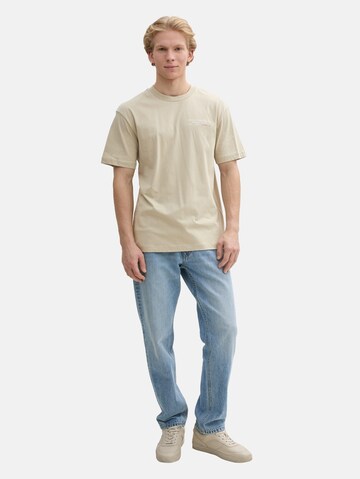 TOM TAILOR DENIM Shirt in Beige
