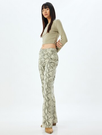 Koton Regular Broek in Beige