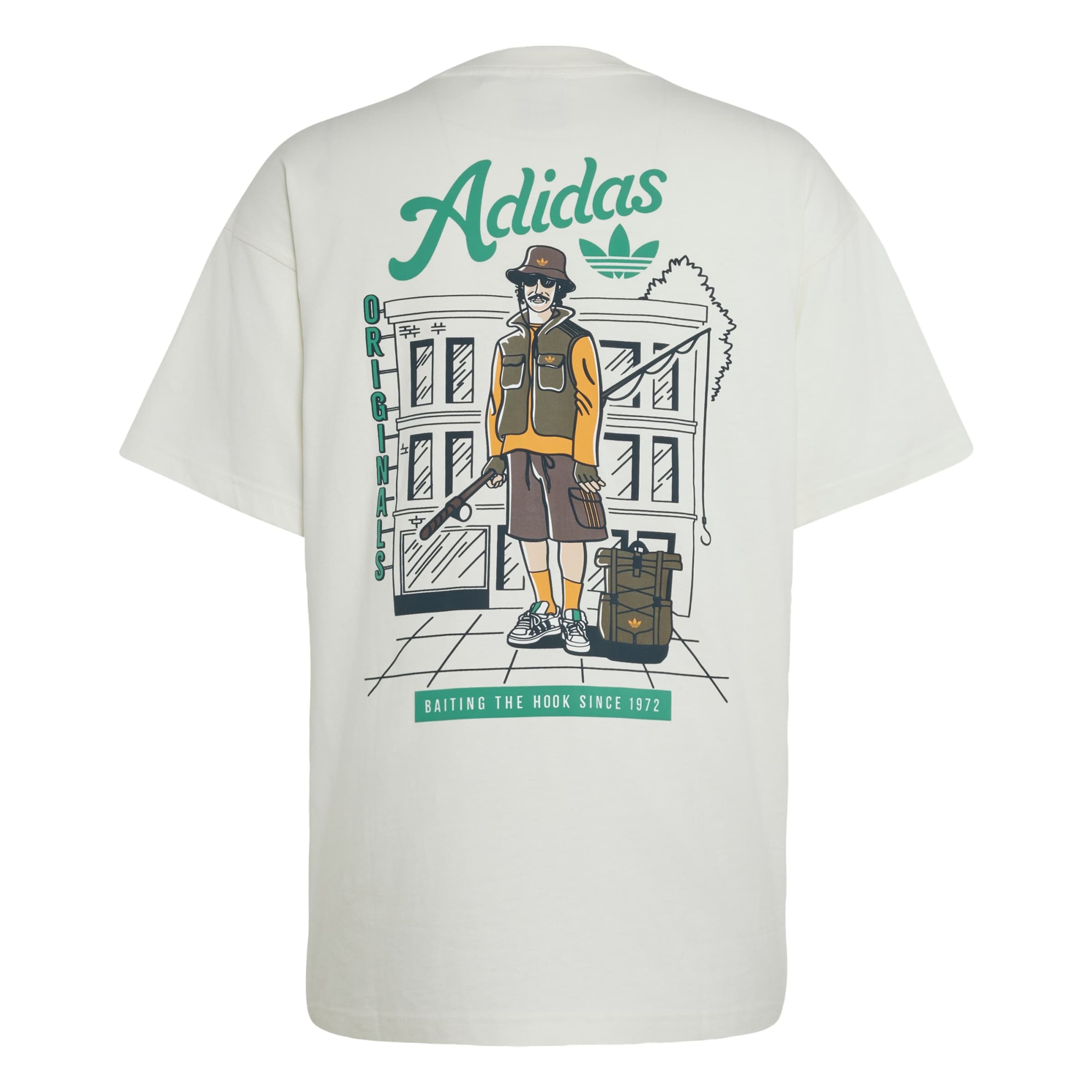 T-Shirt 'City Fishermen' ADIDAS ORIGINALS en blanc