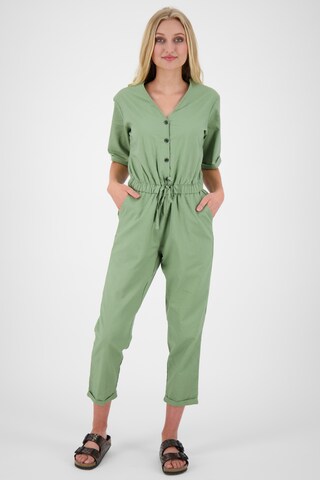 Alife and Kickin Jumpsuit 'JellaAK' in Green: front