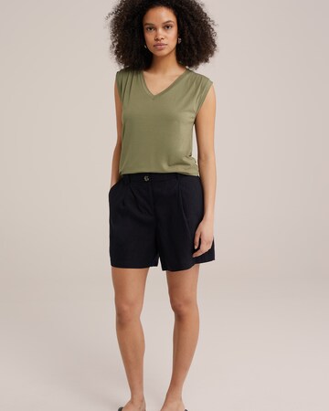 WE Fashion Свободный крой Штаны в Черный