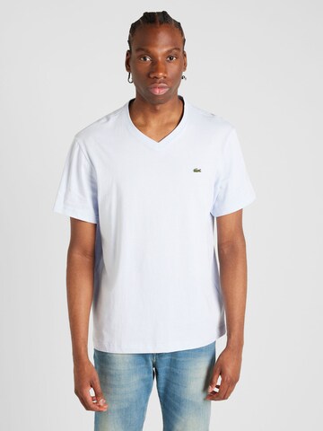 T-Shirt LACOSTE en bleu : devant