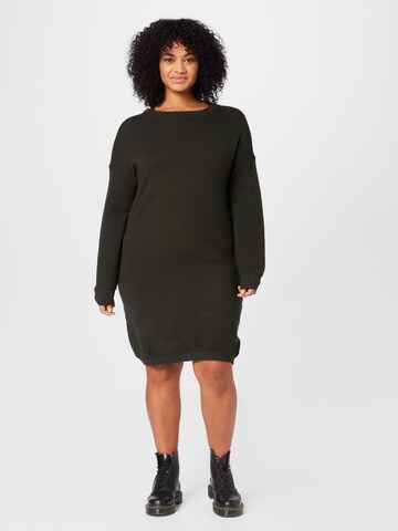 ONLY Carmakoma Knitted dress 'KARIA' in Green: front