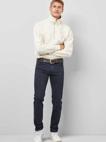 Coupe slim Pantalon chino 'Slim' MEYER en bleu