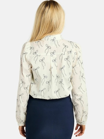 T-shirt ' FLORA ' Liberte Essentiel en blanc