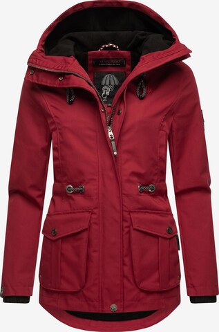 MARIKOO Between-Seasons Parka 'Babetaa' in Red