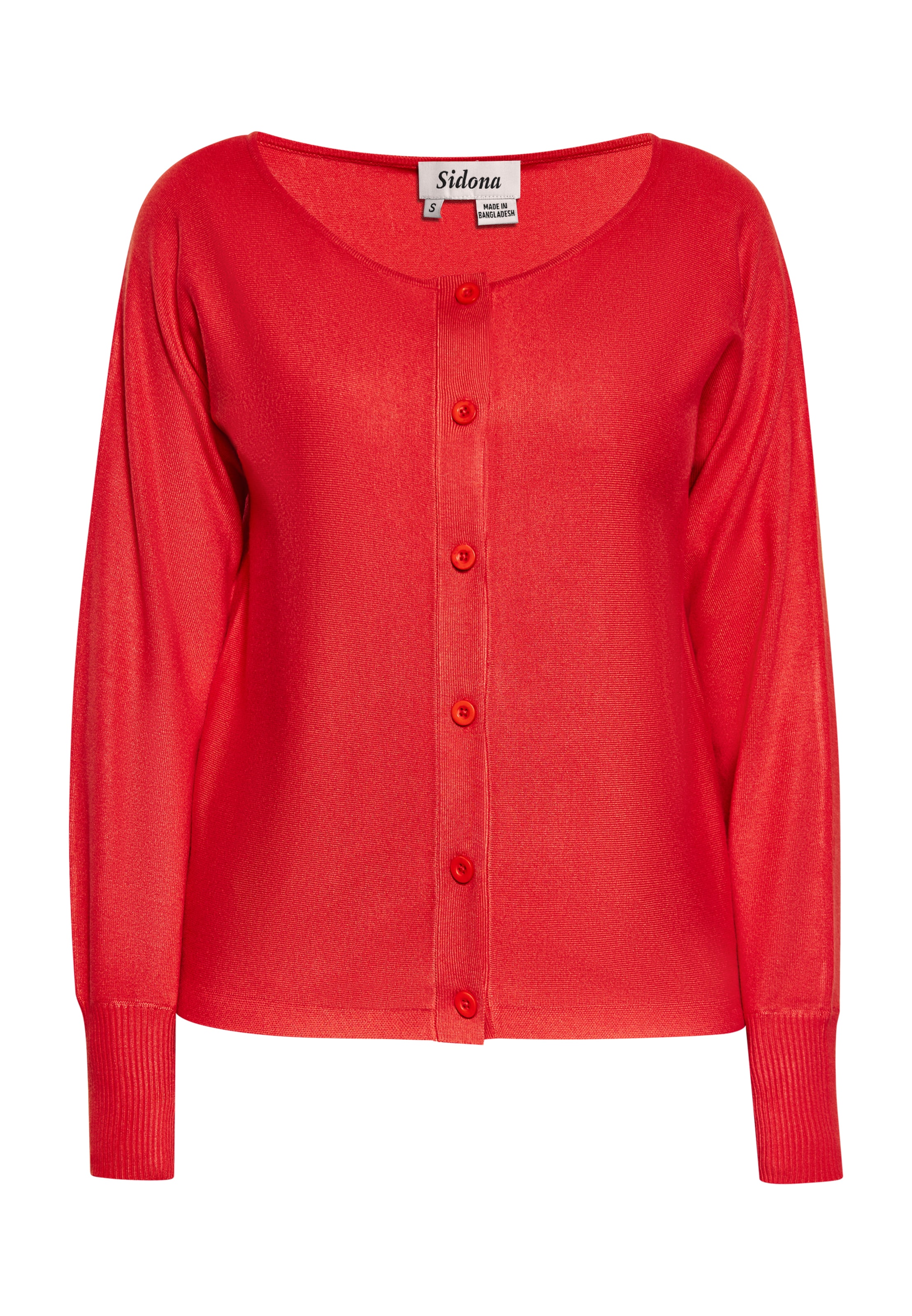Sidona - Casaco de malha em vermelho: frente