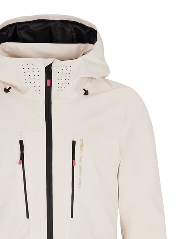 PROTEST Athletic Jacket 'PRTBEVERLY' in White
