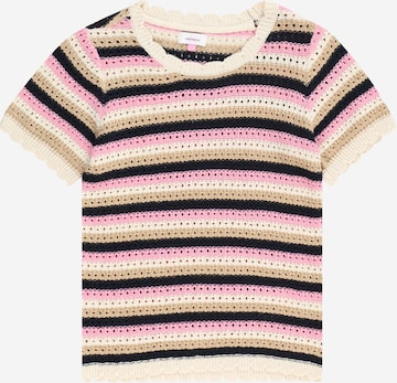 Vero Moda Girl Pullover 'SHAJI' in Beige: predná strana