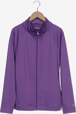 Reebok Sweatshirt & Zip-Up Hoodie in L in Purple: front