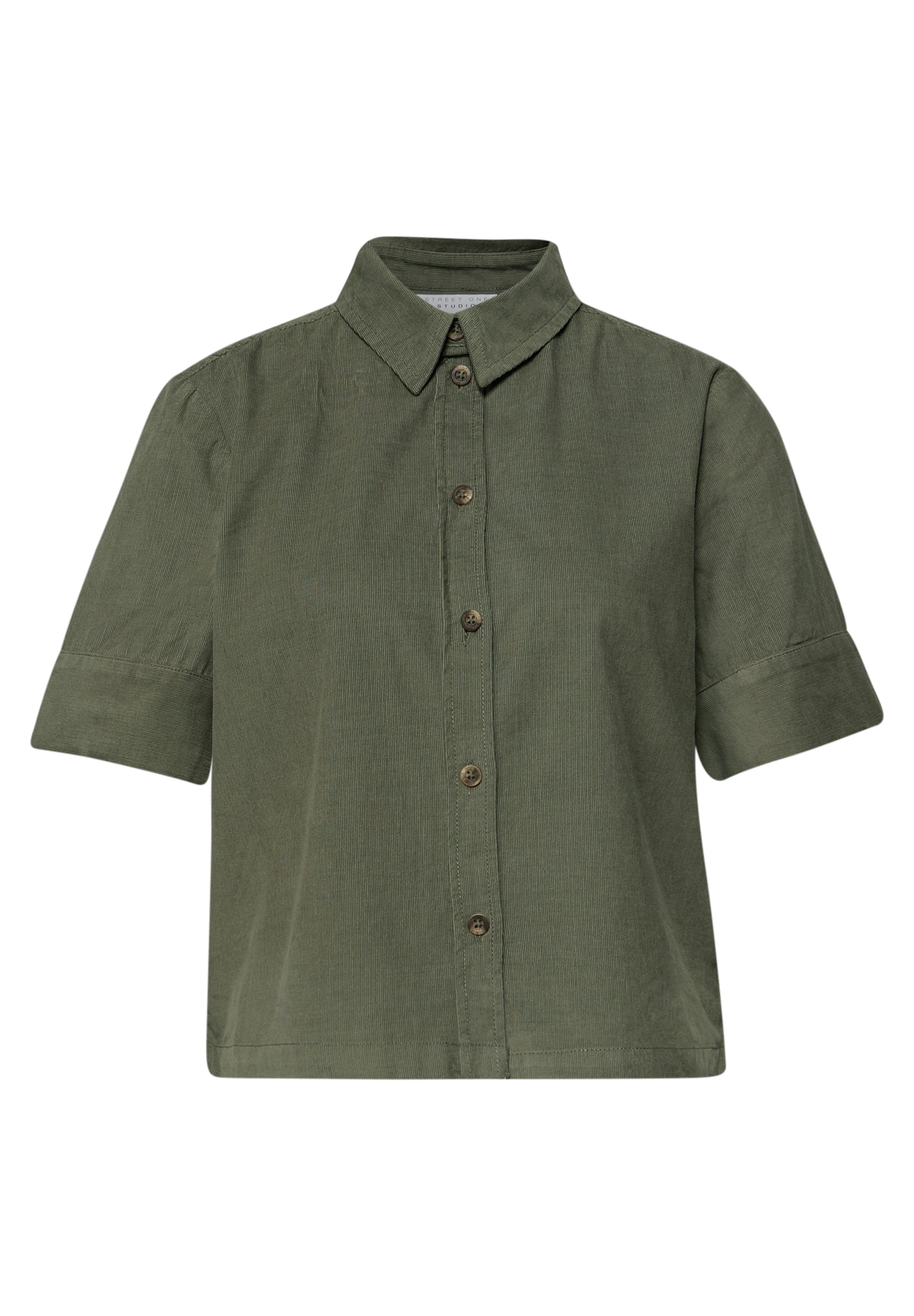 Street One Studio Blouse in Green: front