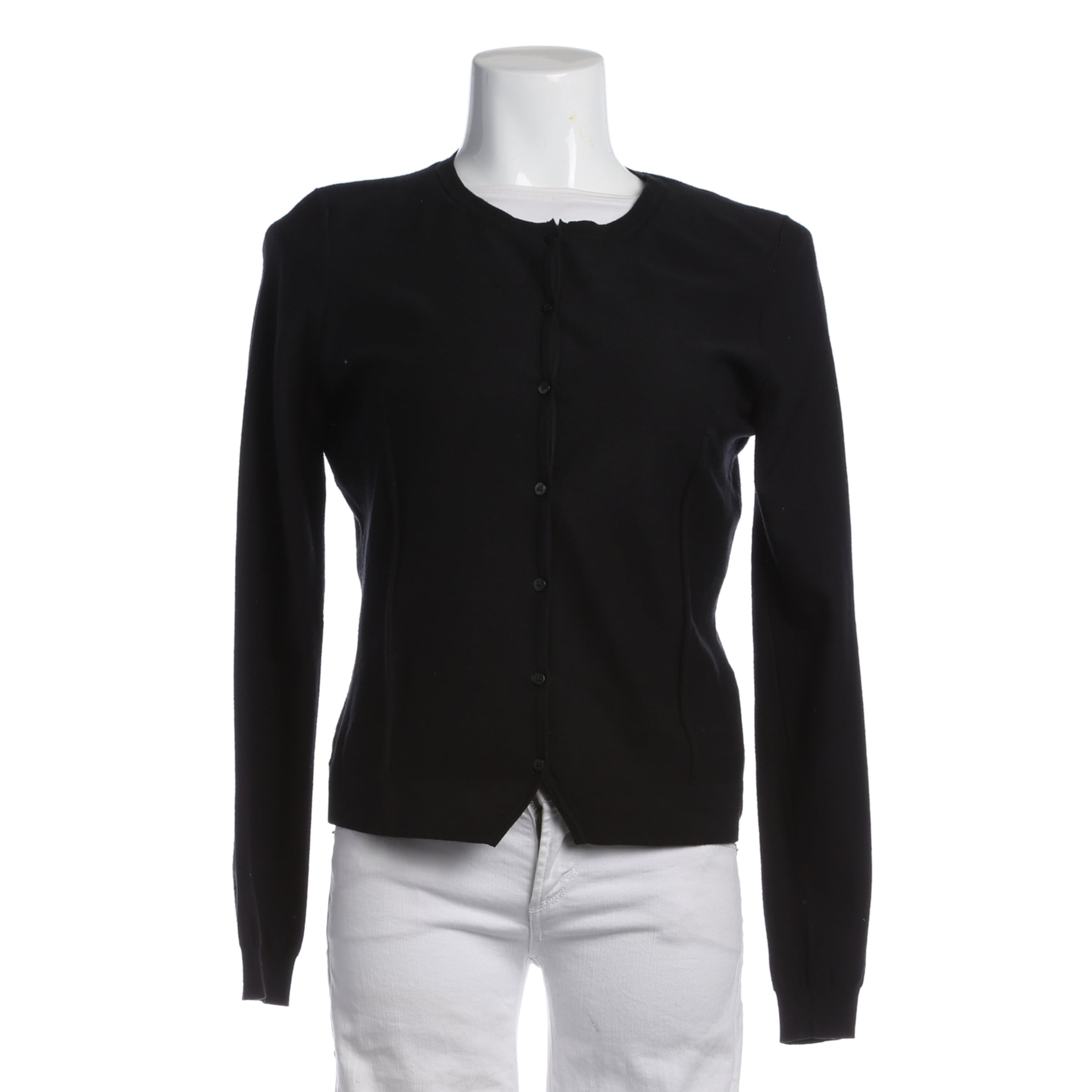 BOSS Pullover / Strickjacke M in Schwarz: Vorderseite