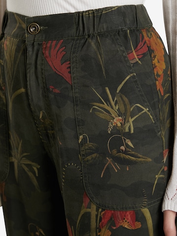 Desigual Tapered Broek in Groen