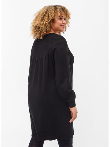 Zizzi - Vestido de malha 'Mella' em preto