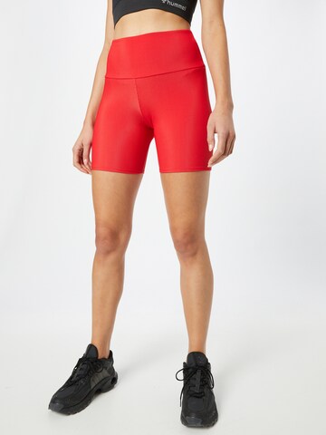 Skinny Pantaloni sport de la Onzie pe roșu: față