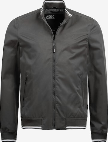 INDICODE JEANS Between-Season Jacket 'Edi' in Grey: front