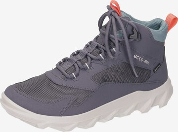 ECCO Sneakers hoog in Grijs: voorkant