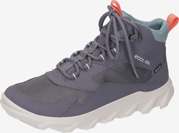 ECCO High-Top Sneakers in Grey: front