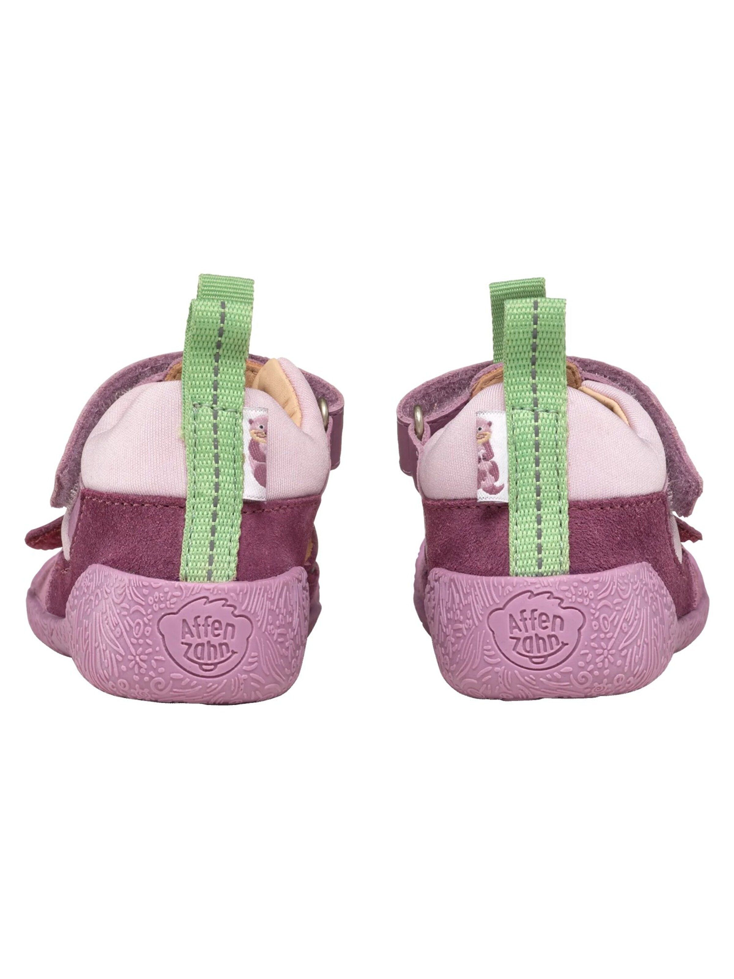 Affenzahn Sandals 'Sandale Leder Freely' in Purple