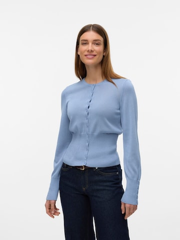 Cardigan 'VMPelia' VERO MODA en bleu : devant