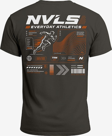 Neverless Shirt 'Everyday Athletics' in Grau: Vorderseite