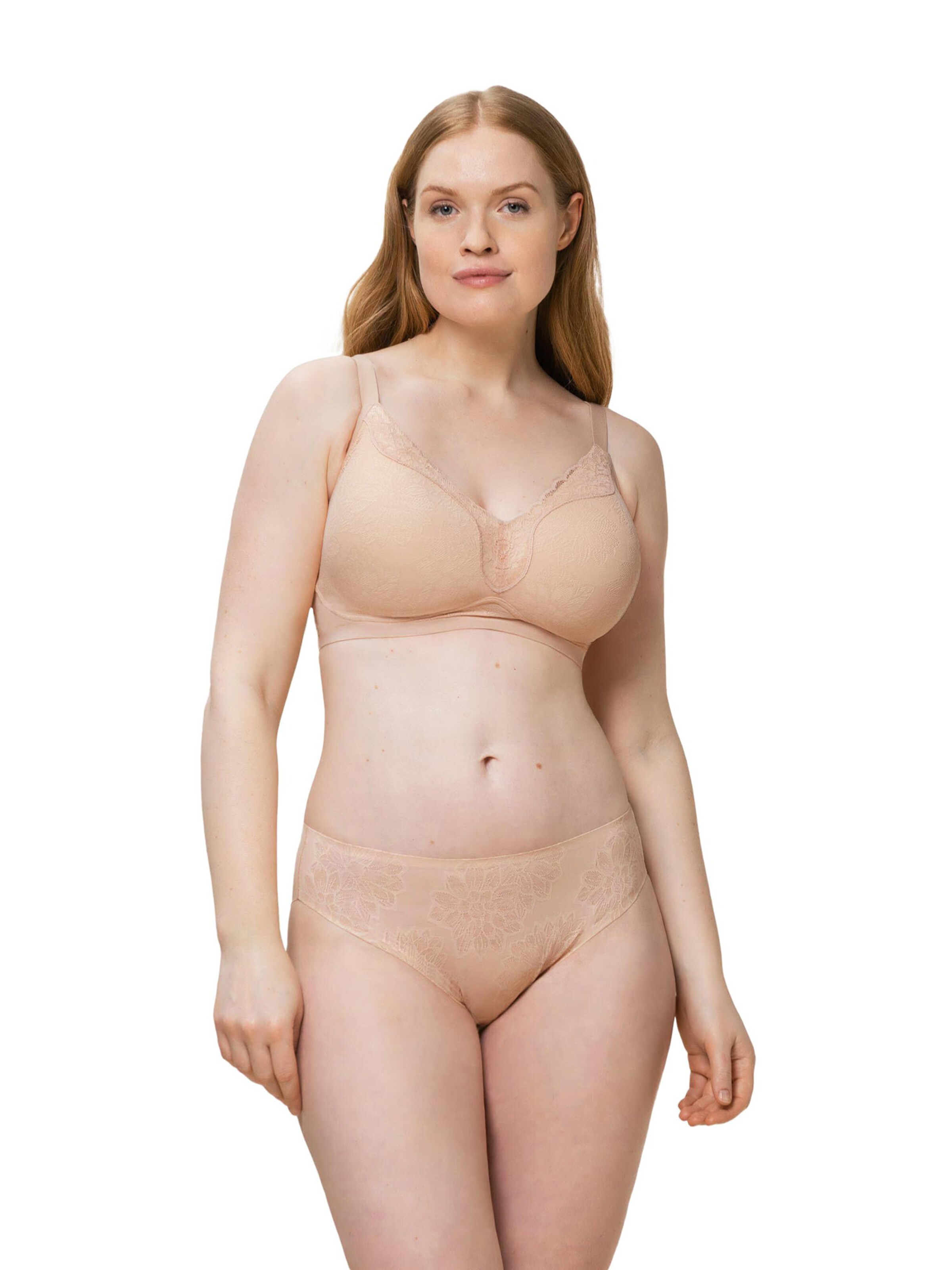 TRIUMPH Bralette Bra ' Fit Smart ' in Brown: front