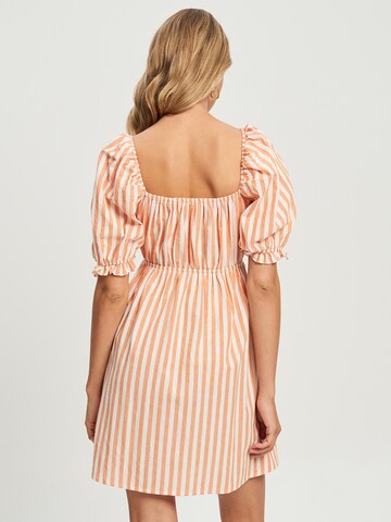 Robe 'RIA ' Sável en orange : derrière