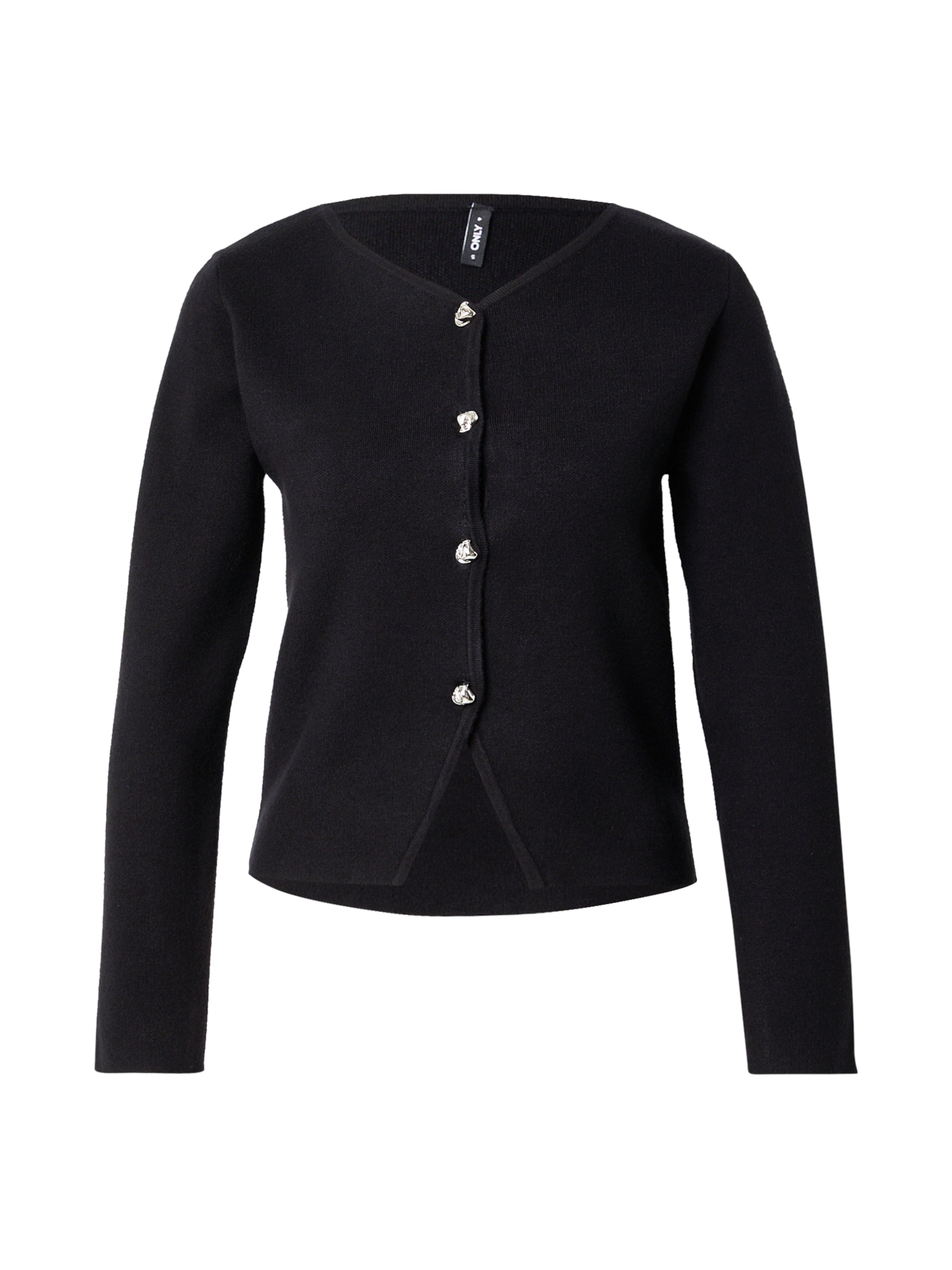 ONLY Kardigán 'ONLSCARLETT' - Čierna: predná strana