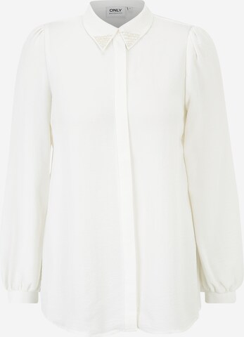 Camicia da donna 'METTE' di Only Maternity in bianco: frontale