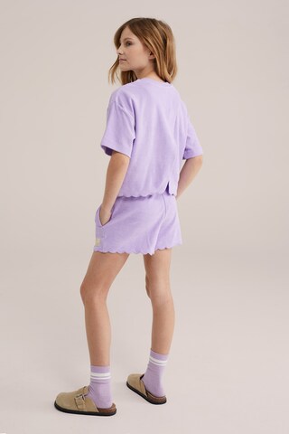 WE Fashion Sweatshirt i lilla