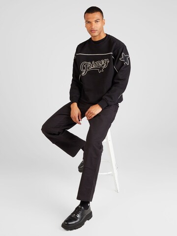 GrimeySweater majica 'MADRID' - crna boja