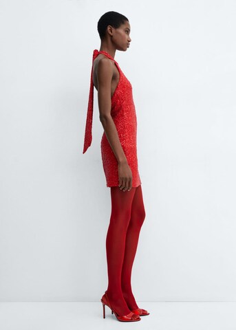 MANGO Koktejlové šaty 'Xlazo' – červená