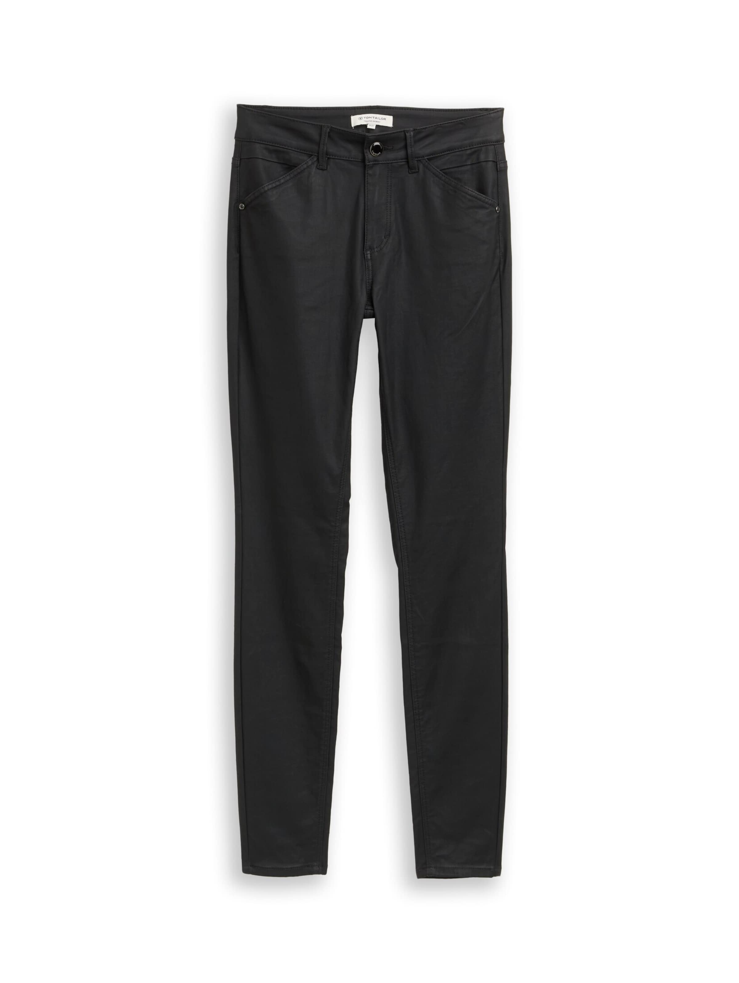 TOM TAILOR Скинни Джинсы 'Lucie' в Черный: спереди