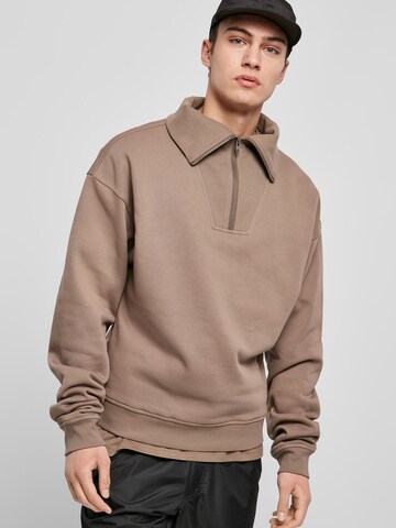 Urban Classics Sweatshirt in Groen: voorkant