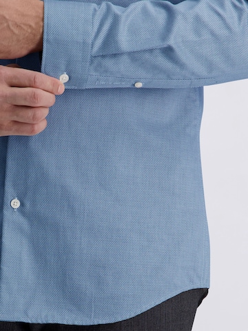 PIERRE CARDIN Regular fit Business shirt in Blue