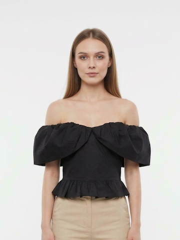 ITS MAY - Camisa ' Serena ' em preto: frente