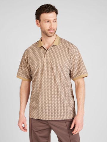 JACK & JONES - Camisa 'BLUWARREN' em bege: frente