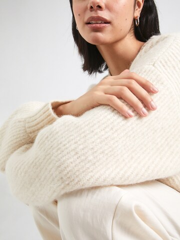 Pullover 'Blaire' di Won Hundred in bianco