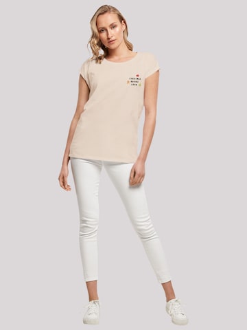 F4NT4STIC T-Shirt 'Christmas Baking Crew' in Beige