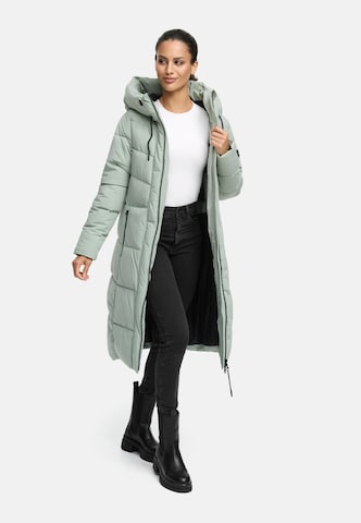 Manteau d’hiver 'Schokokuss XIV' NAVAHOO en vert