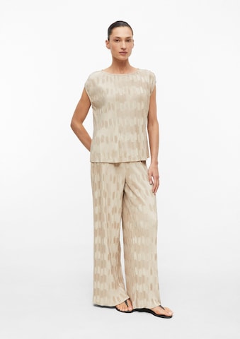 s.Oliver Wide Leg Hose in Beige