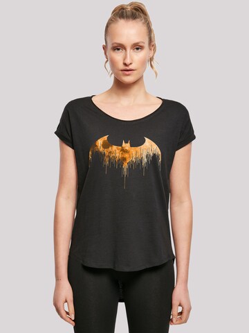 F4NT4STIC Shirt 'DC Comics Batman Arkham Knight Halloween Moon' in Zwart: voorkant