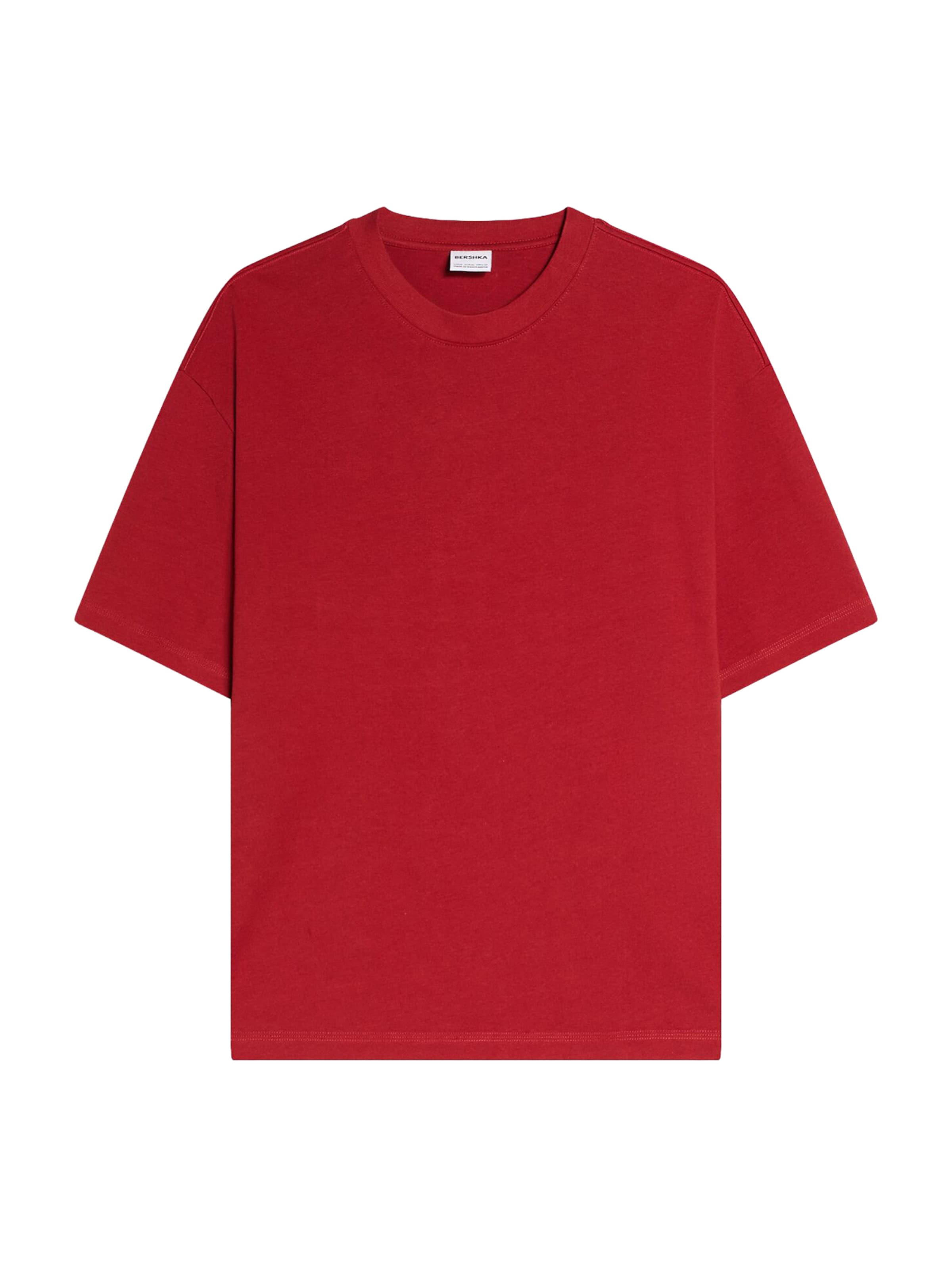 Bershka Tričko – červená: přední strana