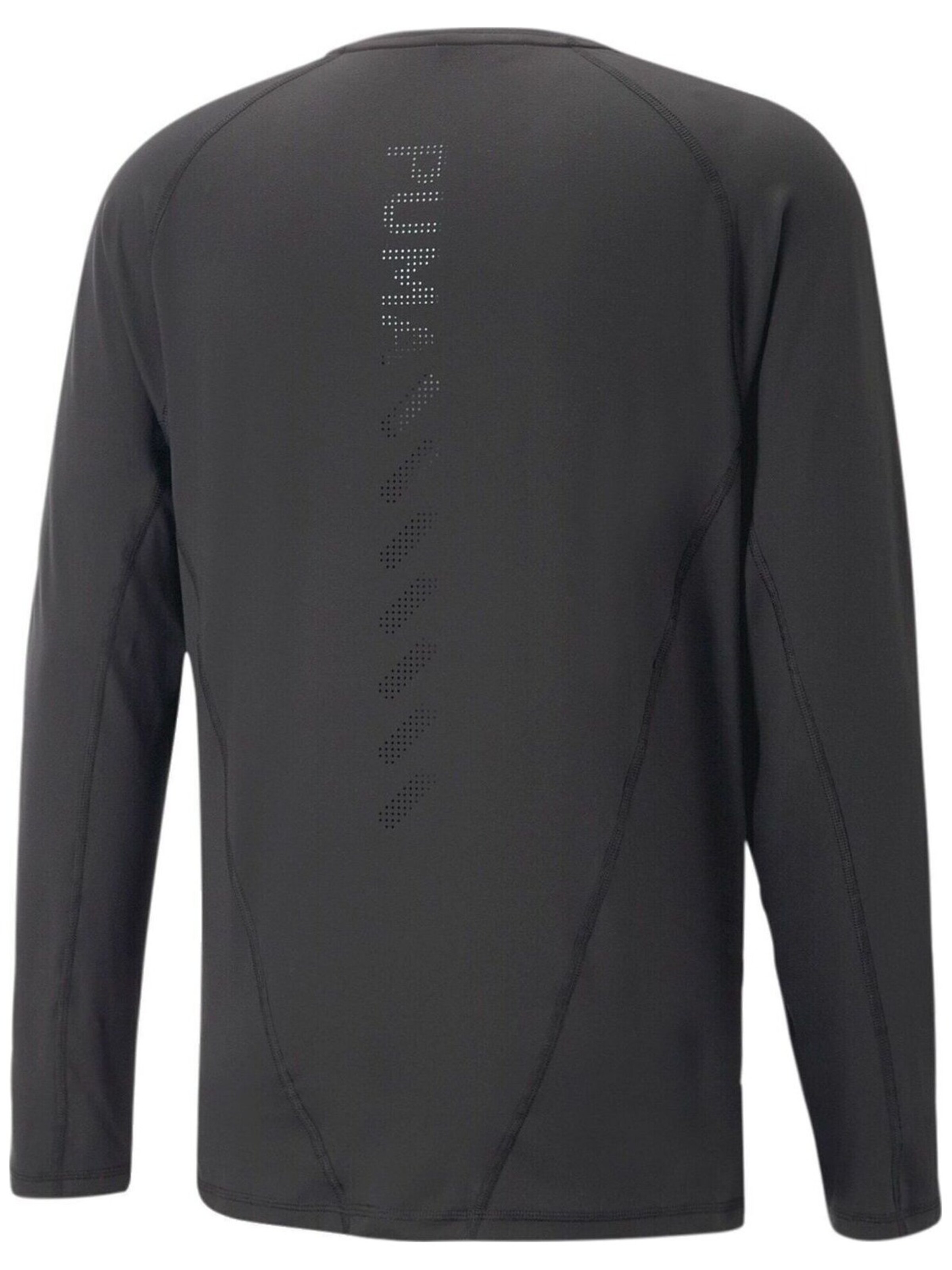 PUMA Shirt 'Run Cloudspun Ls Tee' in Black