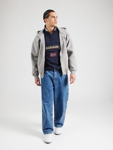 NAPAPIJRI Sportpullover 'BURGEE' in Blau