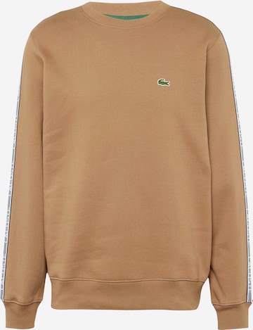 LACOSTE Sweatshirt i brun: framsida